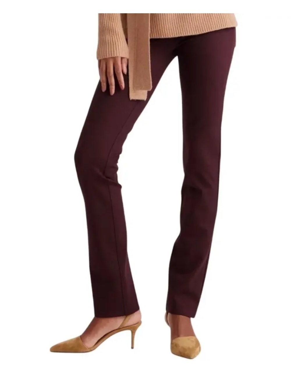Quince Ultra-Stretch Ponte Straight Leg Pants
